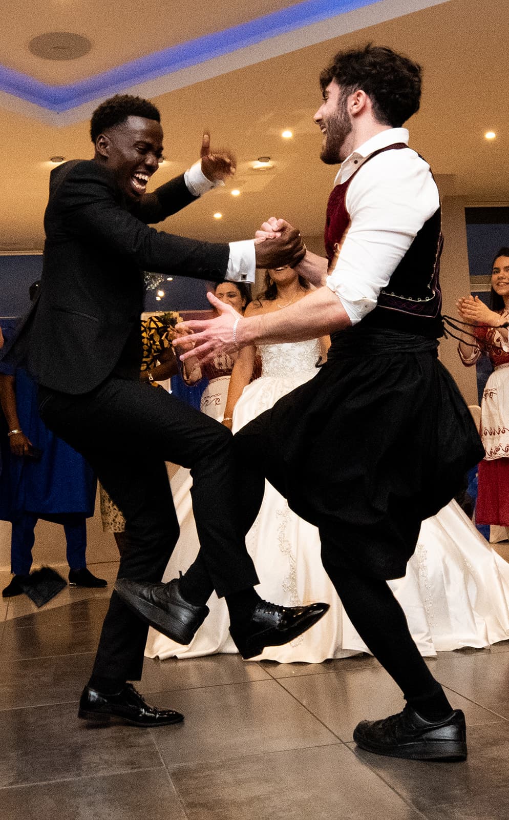 The groom rocking the dance floor